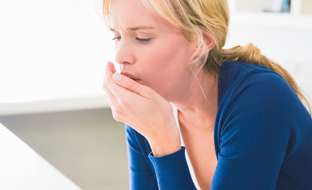 Parasitic cough in women