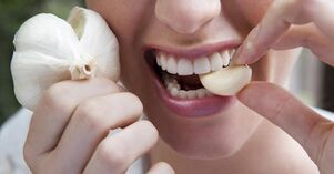 Use garlic to remove parasites from the body